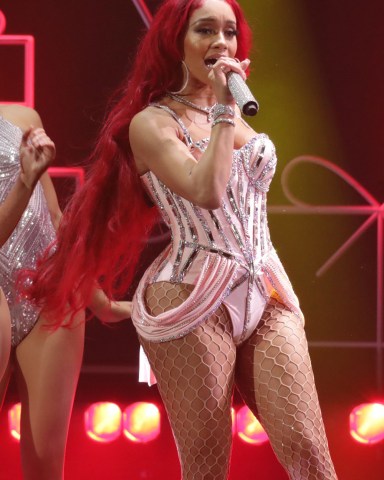 Saweetie
iHeartRadio Jingle Ball Tour, Show, The Forum, Inglewood, Los Angeles, California, USA - 03 Dec 2021