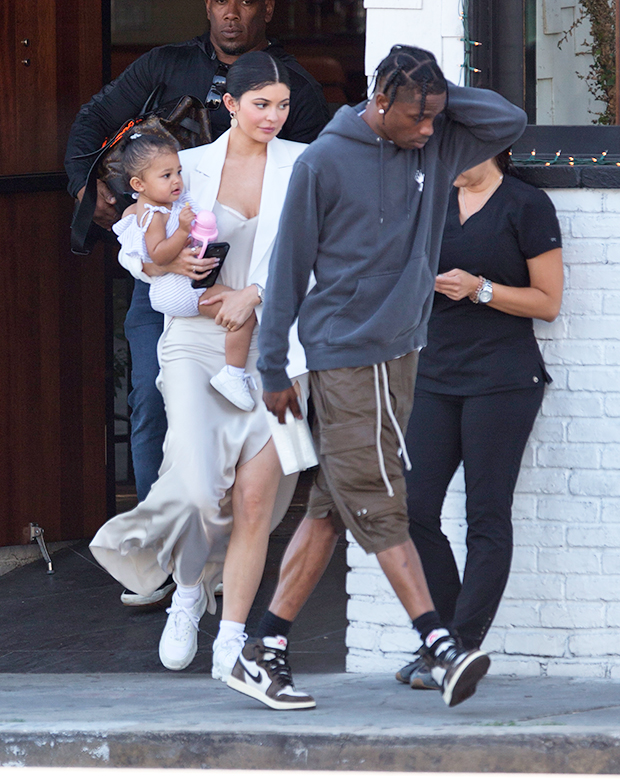 Kylie Jenner, Travis Scott Take Family Photo with Stormi