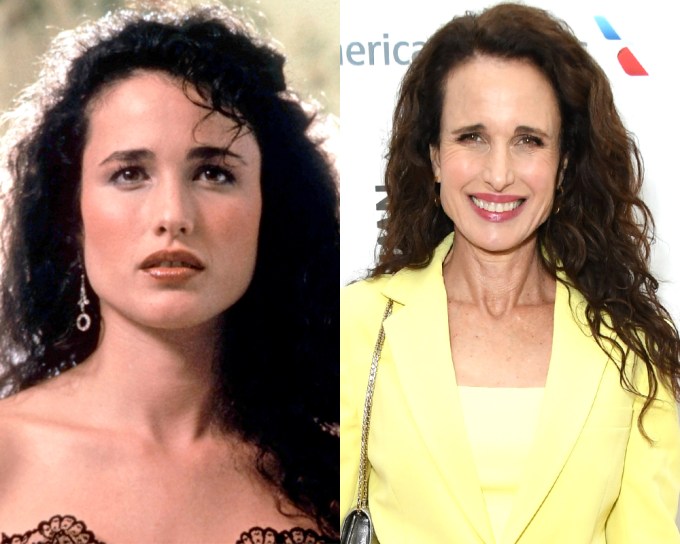 Andie MacDowell Then & Now