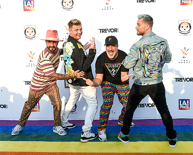 AJ McLean, Nick Carter, Joey Fatone, Lance Bass 