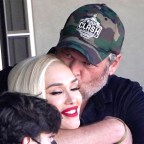 Blake Shelton And Gwen Stefani Along With Her Children Are Seen At The NASCAR Cup Series Busch Light Clash In Los Angeles, Ca