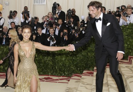 Bradley Cooper and Irina Shayk arrive on the red carpet at The Metropolitan Museum of Art's Costume Institute Benefit "Heavenly Bodies: Fashion and the Catholic Imagination" at Metropolitan Museum of Art in New York City on May 7, 2018.
Met Gala, New York, United States - 07 May 2018