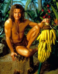 Editorial use only. No book cover usage.
Mandatory Credit: Photo by Moviestore/Shutterstock (1594455a)
George Of The Jungle,  Brendan Fraser
Film and Television