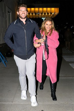 Maria Shriver and her son Christopher Schwarzenegger were spotted arm-in-arm while taking a walk in NYCPictured: Christopher Schwarzenegger,Maria ShriverRef: SPL5275684 171121 NON-EXCLUSIVEPicture by: Felipe Ramales / SplashNews.comSplash News and PicturesUSA: +1 310-525-5808London: +44 (0)20 8126 1009Berlin: +49 175 3764 166photodesk@splashnews.comWorld Rights