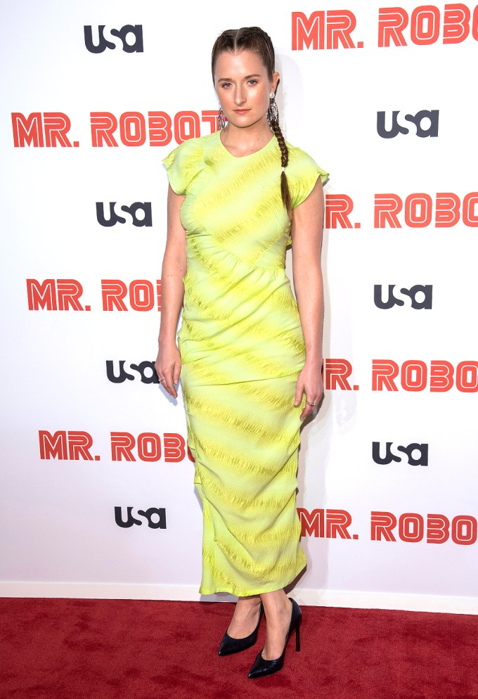 Grace Gummer AT The NY “Mr. Robot” Season 4 Premiere