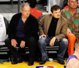 Jack Nicholson at game three of the Western Conference Finals between the Los Angeles Lakers and the Denver Nuggets at Crypto.com Arena.

Pictured: Jack Nicholson,Raymond Nicholson
Ref: SPL7257820 200523 NON-EXCLUSIVE
Picture by: London Entertainment / SplashNews.com

Splash News and Pictures
USA: 310-525-5808
UK: 020 8126 1009
eamteam@shutterstock.com

World Rights