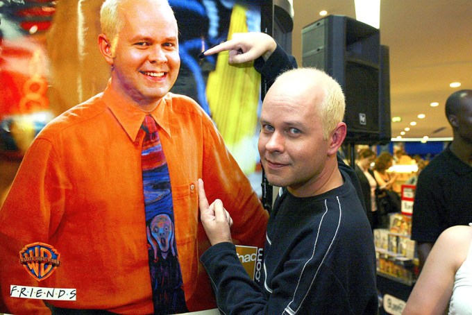James Michael Tyler Poses with Gunther in Paris
