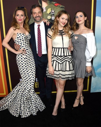 Leslie Mann, Judd Apatow, Iris Apatow, Maude Apatow
LA Premiere of "Welcome to Marwen", Los Angeles, USA - 10 Dec 2018