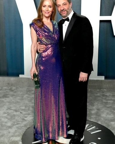 Leslie Mann and Judd Apatow Vanity Fair Oscar Party, Arrivals, Los Angeles, USA - 09 Feb 2020