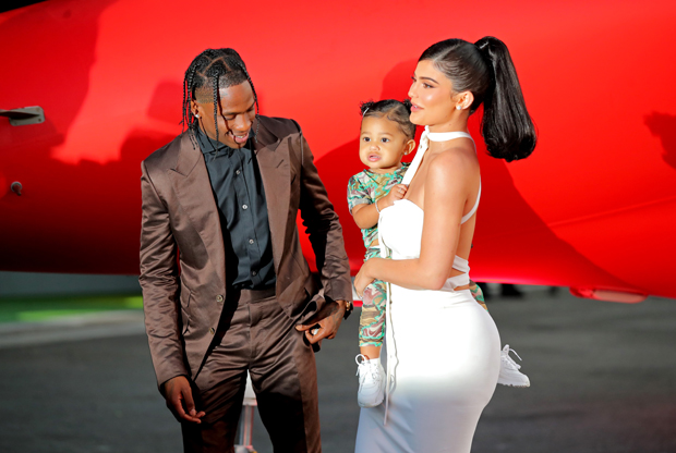 Travis Scott, Kylie Jenner, Stormi Webster