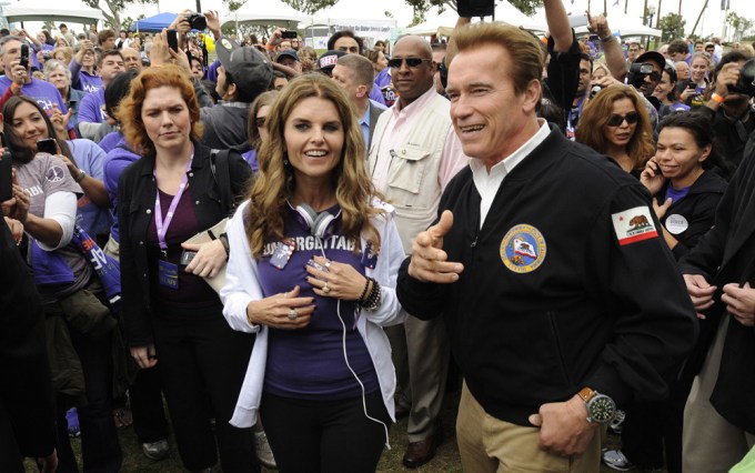 Maria Shriver With Arnold