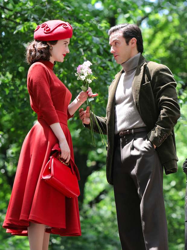 Milo Ventimiglia and Rachel Brosnahan