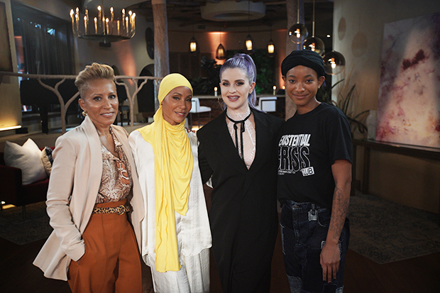 Adrienne Banfield-Norris, Jada Pinkett Smith, Willow Smith, Kelly Osbourne