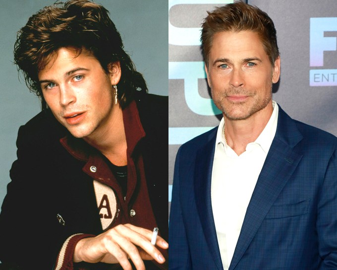 Rob Lowe Then & Now