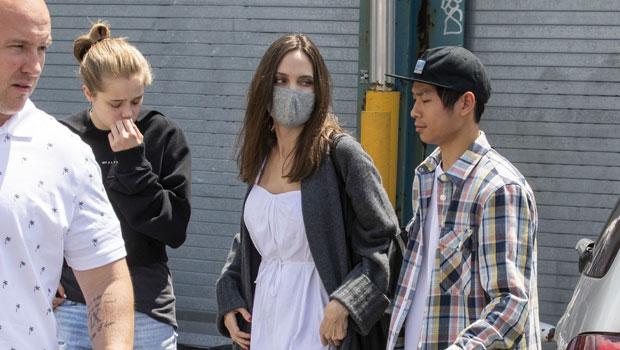 Shiloh Jolie-Pitt, 15, Rocks Ripped Jeans Out With Mom Angelia Jolie & Brother Pax, 17, In NYC — See Pics