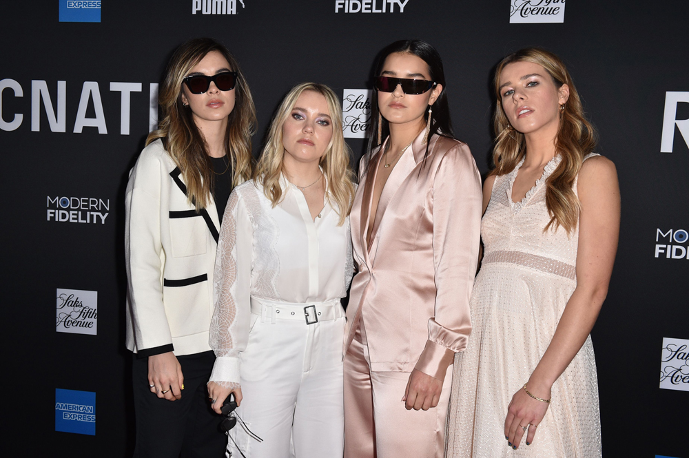 Cristal Ramirez, Katie Henderson, Alisa Ramirez and McKenna Petty of The Aces
Roc Nation's Pre-Grammys Brunch, Arrivals, Los Angeles, USA - 25 Jan 2020