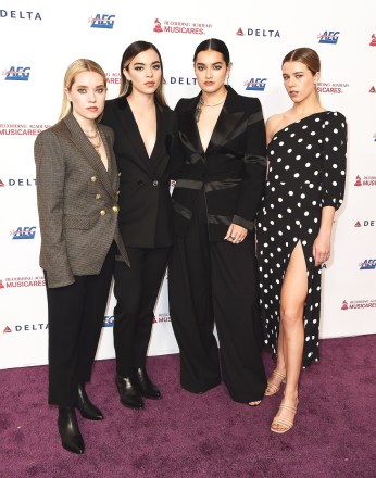 The Aces - Katie Henderson, McKenna Petty, Alisa Ramirez, and Cristal Ramirez
MusiCares Person of the Year Gala, Arrivals, Convention Center, Los Angeles, USA - 24 Jan 2020