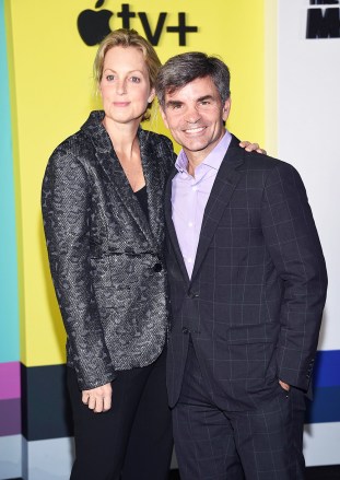 Ali Wentworth, George Stephanopoulos. Ali Wentworth, left, and husband George Stephanopoulos attend the world premiere of Apple TV+'s "The Morning Show" at David Geffen Hall at Lincoln Center on Monday, Oct. 28, in New YorkWorld Premiere of Apple's "The Morning Show", New York, USA - 28 Oct 2019