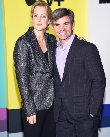 Ali Wentworth, George Stephanopoulos. Ali Wentworth, left, and husband George Stephanopoulos attend the world premiere of Apple TV+'s "The Morning Show" at David Geffen Hall at Lincoln Center on Monday, Oct. 28, in New YorkWorld Premiere of Apple's "The Morning Show", New York, USA - 28 Oct 2019
