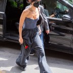 Bella Hadid Leaving Balenciaga Fashion Show