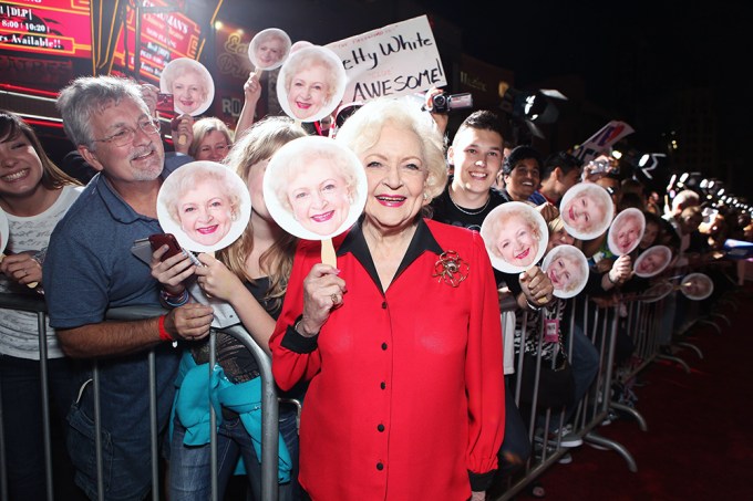 Betty White at the world premiere of ‘You Again’ (2010)