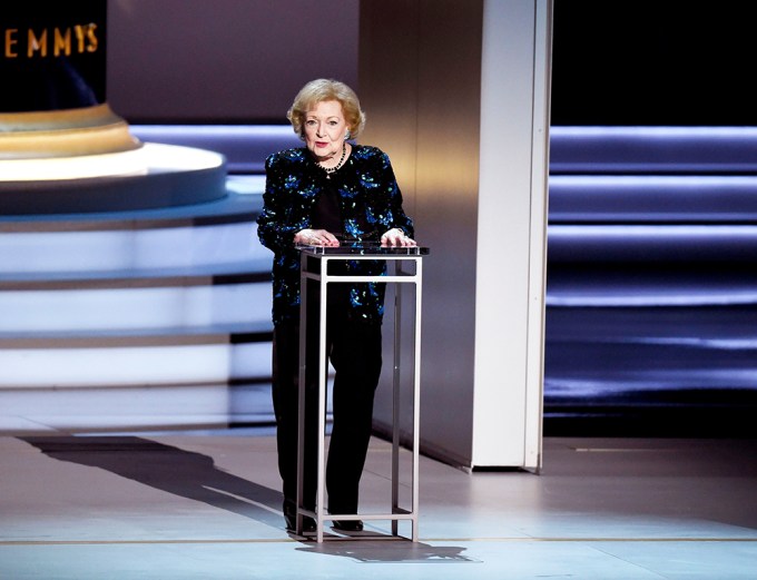 Betty White At The Emmy Awards (2018)