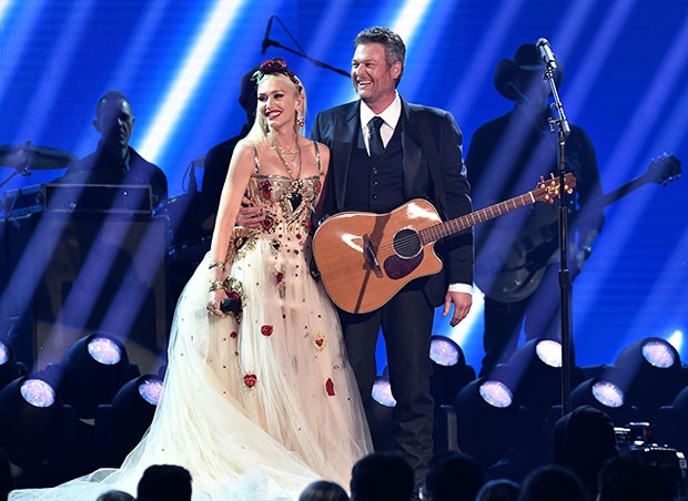 Blake Shelton and Gwen Stefani 