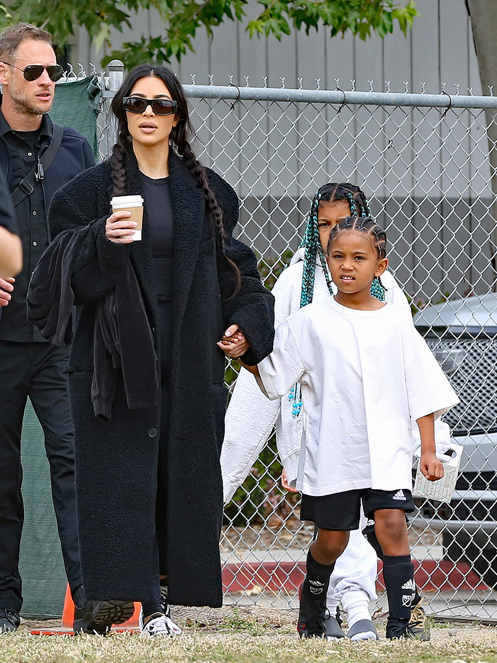 Kim Kardashian reveals North West is watching from car…