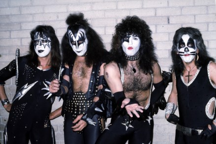 Kiss, Gene Simmons, Paul Stanley, Peter Criss and Ace Frehley in London, Britain - May 1976VARIOUS
