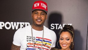 la la and carmelo anthony