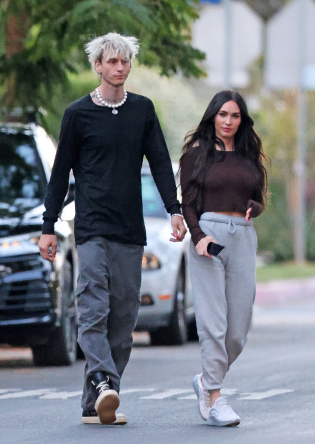 Machine Gun Kelly Snuggles Megan Fox At Outdoor Graduation Ceremony ...