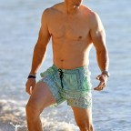 *EXCLUSIVE* Mark Wahlberg shows off his impressive physique in Barbados