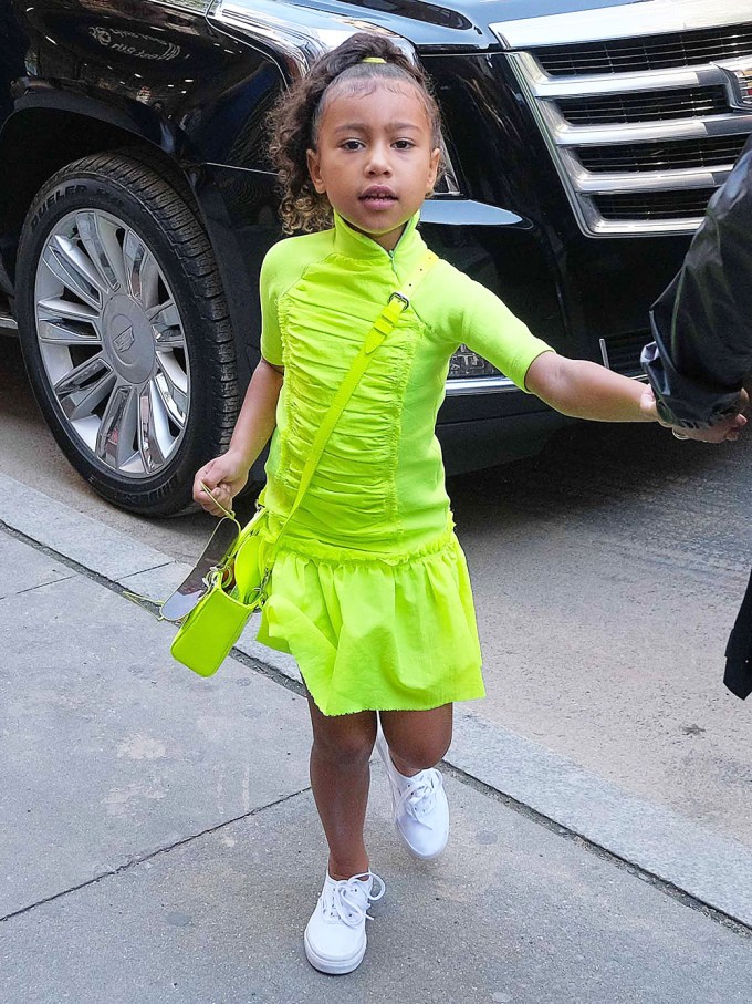 North West In Neon Yellow
