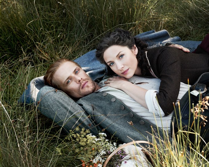 Caitriona & Sam Lay In The Grass
