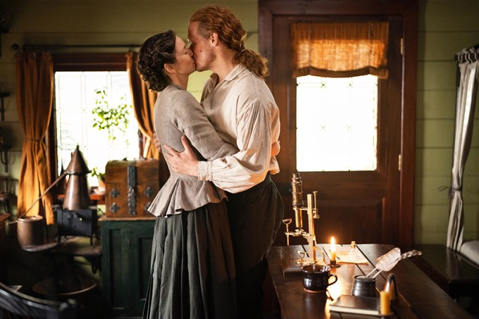 Claire & Jamie Have A Private Moment
