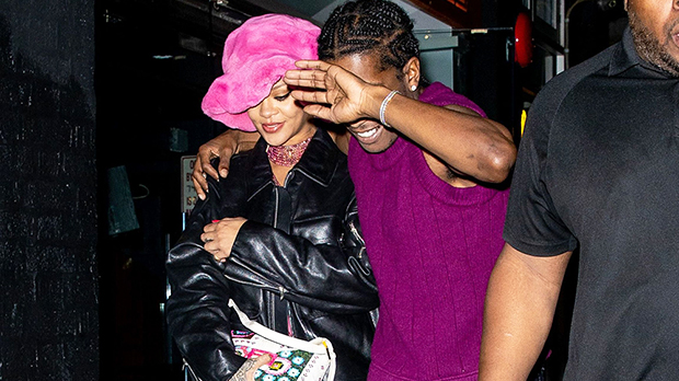 Rihanna In Green Mini Dress With A$AP Rocky In Barbados: Photos – Hollywood  Life