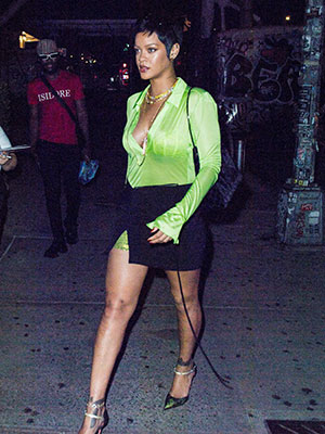 Rihanna In Mini Skirt & Thigh High Boots With A$AP Rocky: Photos –  Hollywood Life