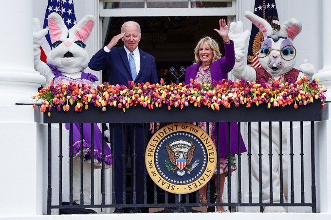 The Bidens At The 2022 White House Easter EGGucation Roll