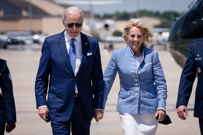President Biden & The First Lady At Andrews Air Force Base