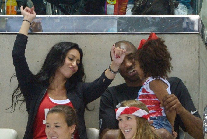 Vanessa Bryant and her family at the 2012 Olympics