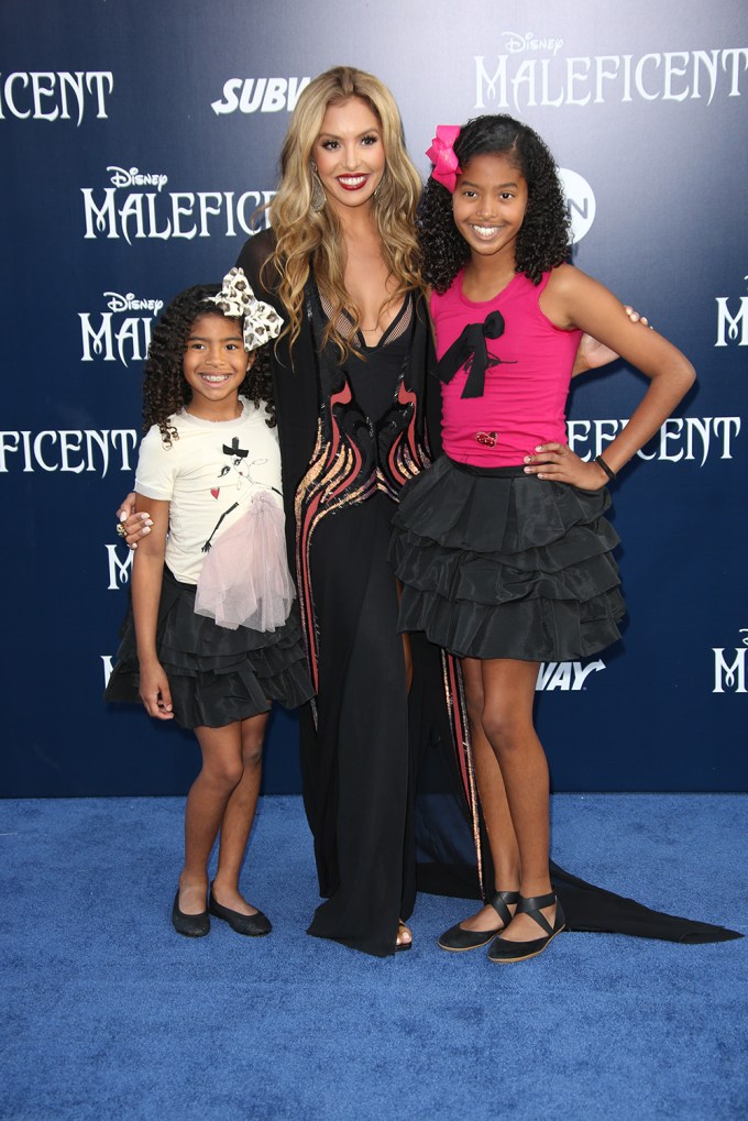 Vanessa Bryant With Natalia & Gianna At ‘Maleficent’ Premiere