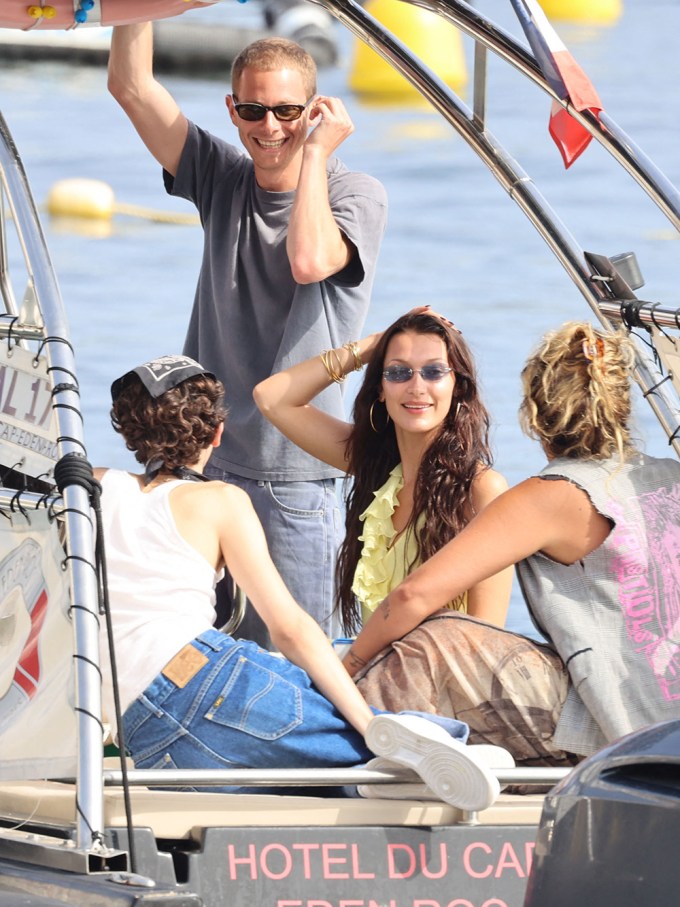Bella Hadid & Marc Kalman Boat