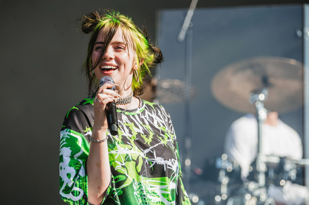 Billie Eilish Rocks Tie-Dye Outfit In Rare Public Outing As She Leaves ...