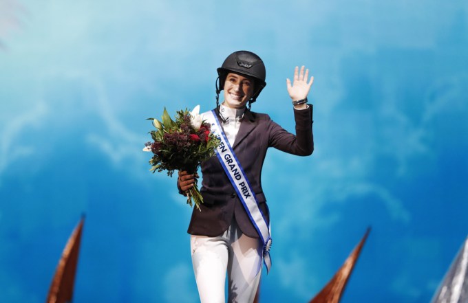 Jessica Springsteen Wins A Jumping Competition In Sweden