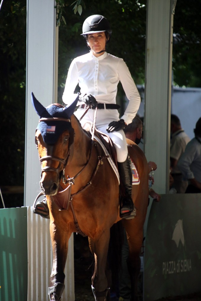 Jessica Springsteen Competes In A Horse Show In Italy