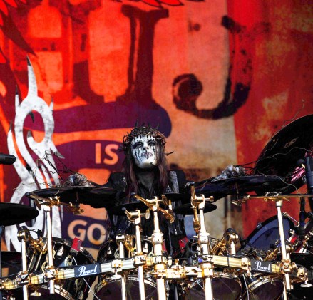 Editorial use onlyMandatory Credit: Photo by Rob Monk/Future/Shutterstock (1773027a)Joey JordisonDownload 2009 - Slipknot