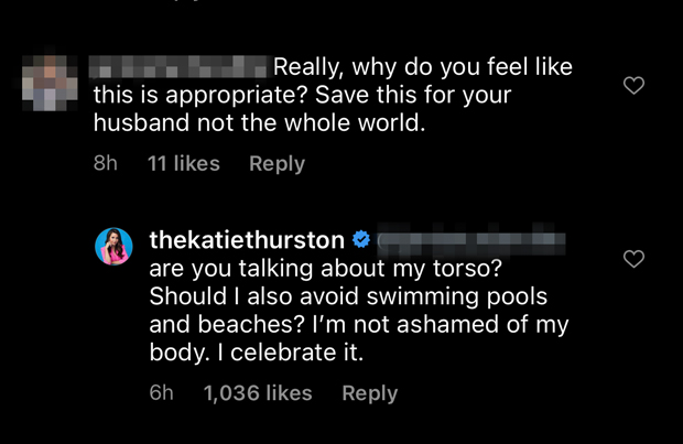 Katie Thurston Clapped Back At Critics Of Her Lingerie Photo