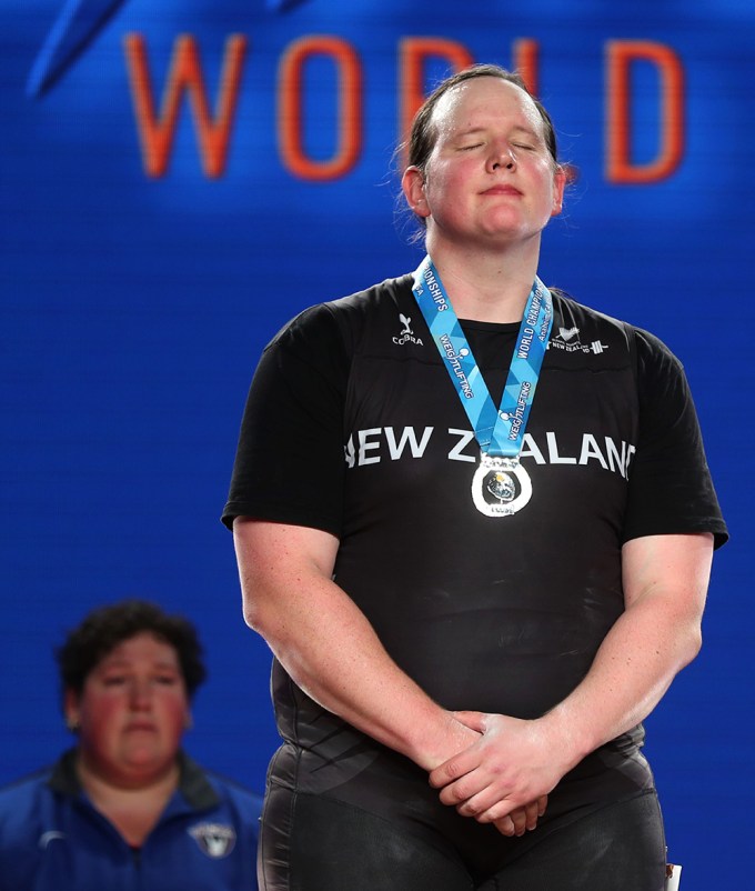 Laurel Hubbard at the Weightlifting World Championships (2017)