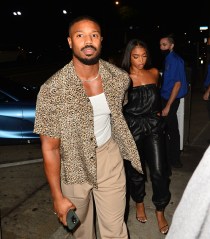 Michael B. Jordan and Lori HarveyMichael B. Jordan and Lori Harvey seen on a night out, Los Angeles, USA - 20 Aug 2021