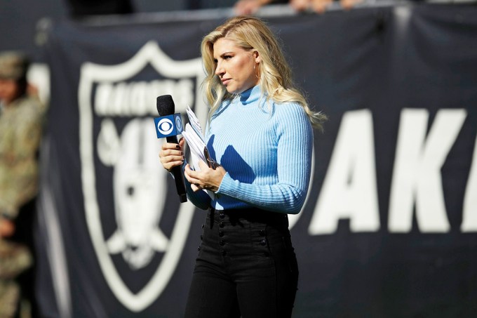 Melanie Collins at another NFL game
